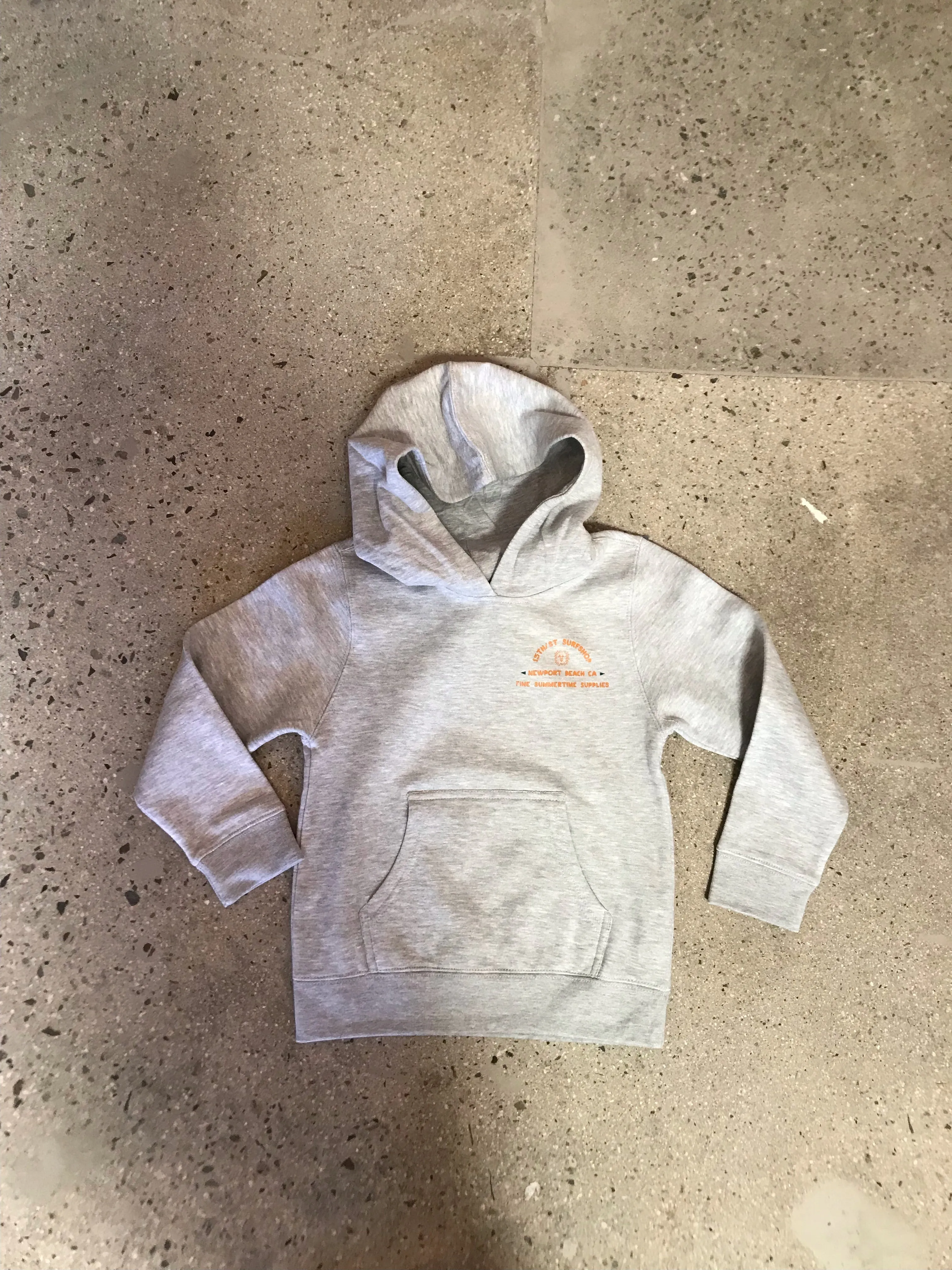 15th St KIDS Summertime Supplies Hoodie Grey Heather