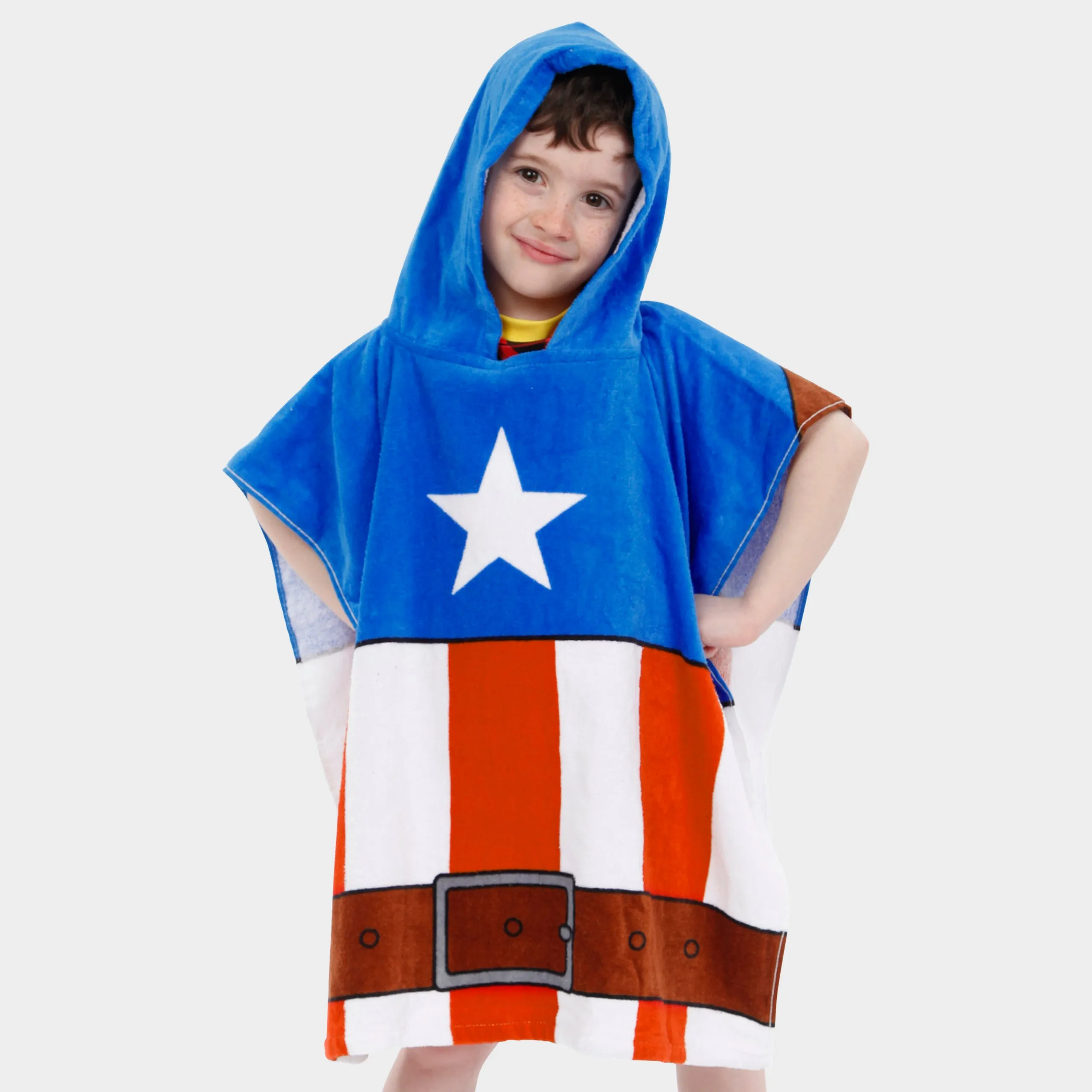 Avengers Captain America Towel Poncho