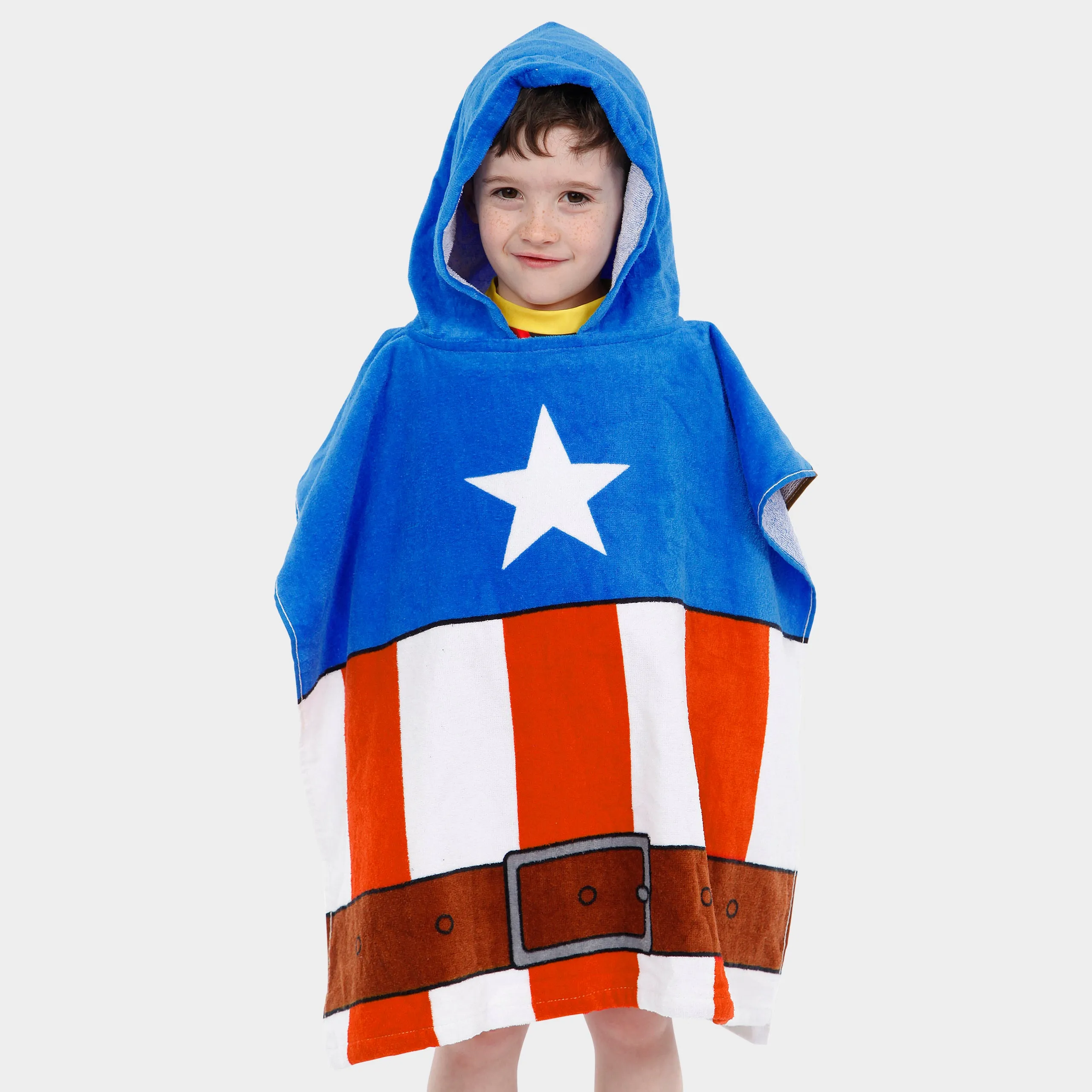 Avengers Captain America Towel Poncho