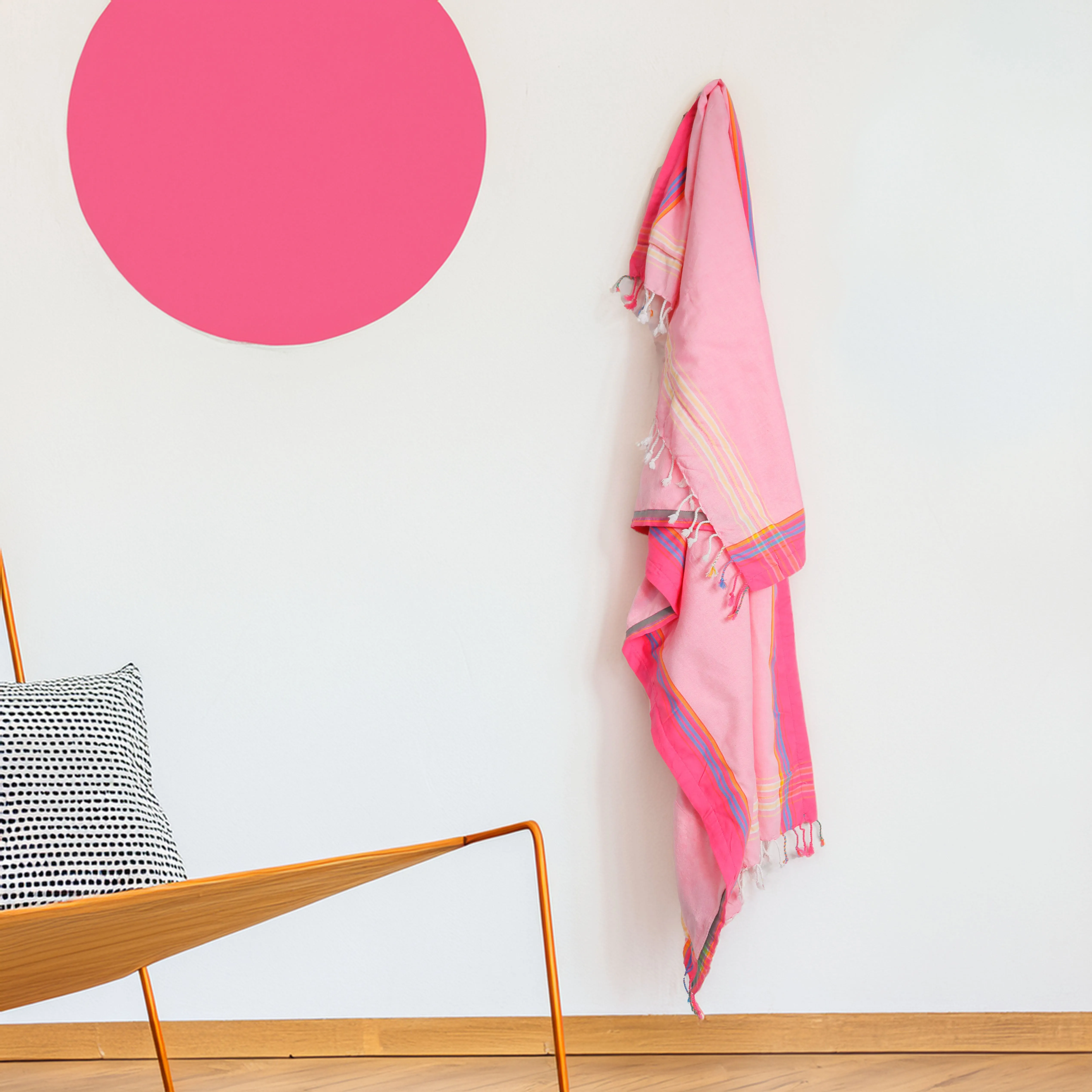 Baby Pink Kenyan Beach Towel