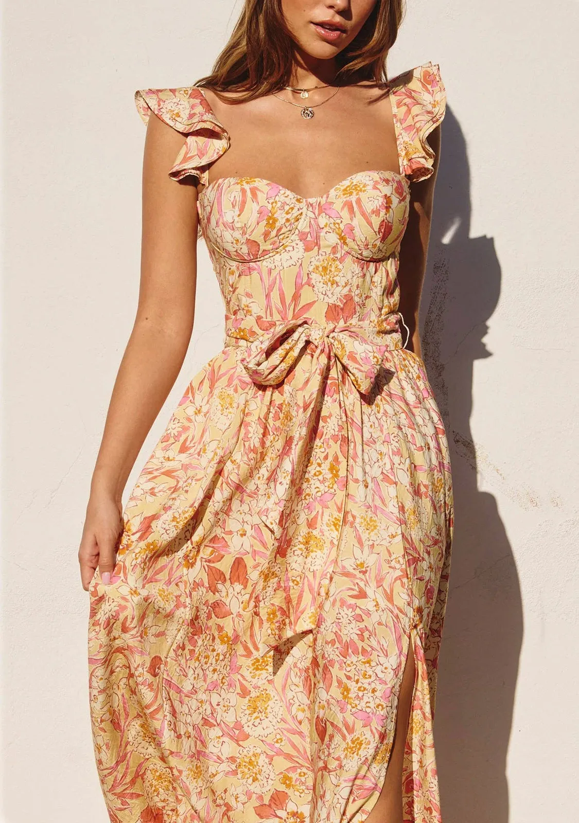 Corset Flutter Dress
