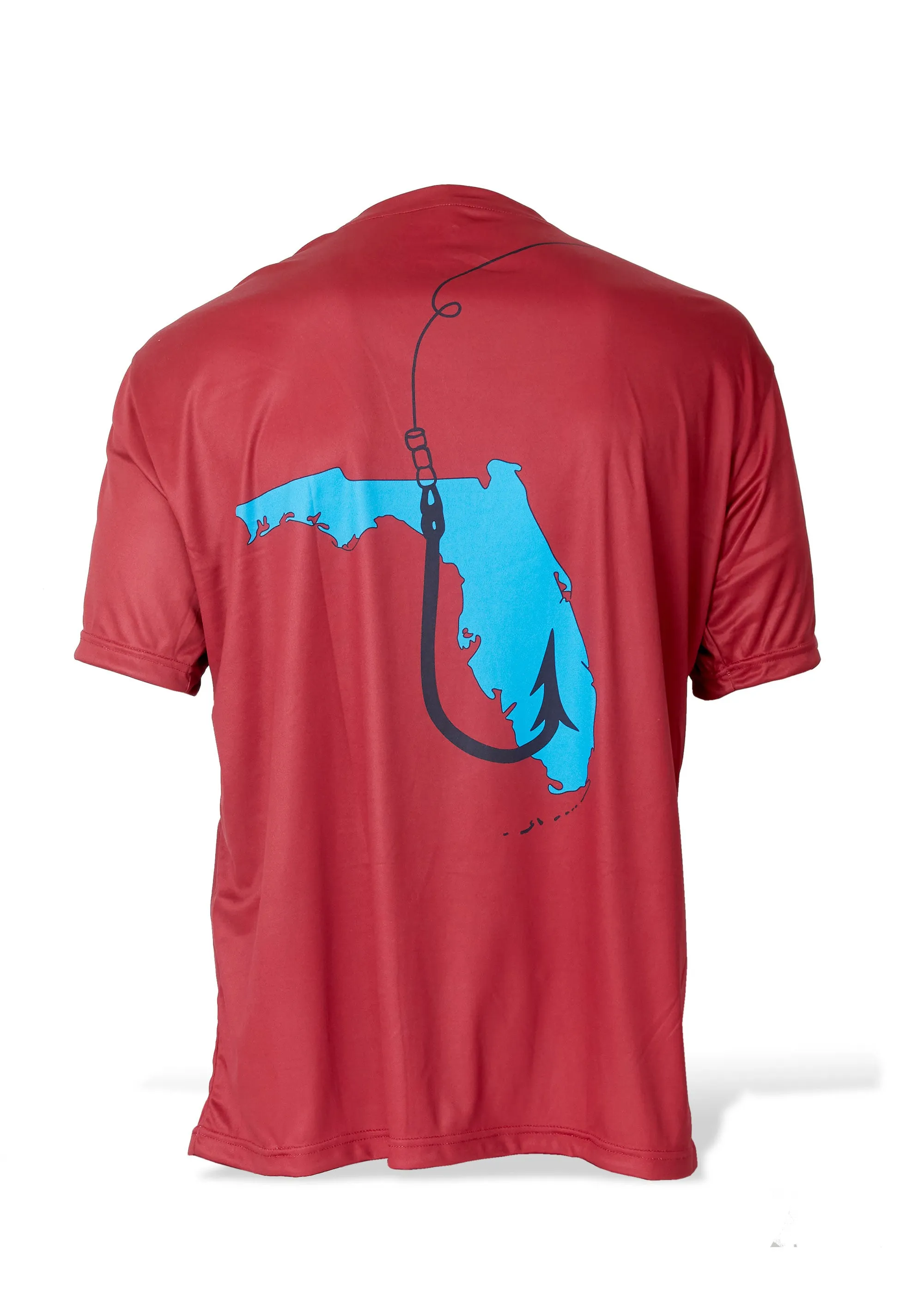 Dead Fish Hook Florida Fishing Hook Short Sleeve T-shirt