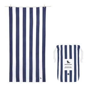 Dock & Bay Beach Towel - Cabana, Whitsunday Blue