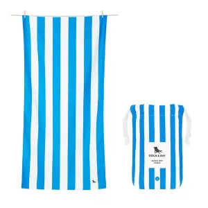 Dock & Bay Quick Dry Towel Large Bondi Blue