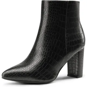 Embossed Design Boots