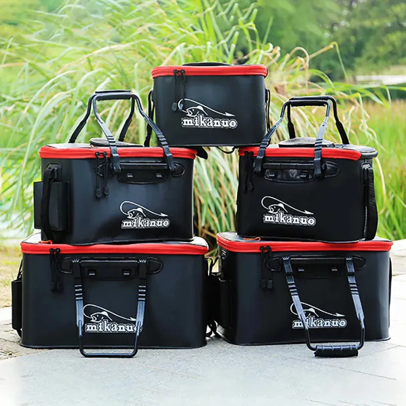 Fishing live bait tank Bucket Folding Portable EVA Outdoor Fishing air pump sold separately
