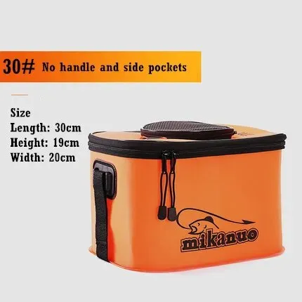 Fishing live bait tank Bucket Folding Portable EVA Outdoor Fishing air pump sold separately