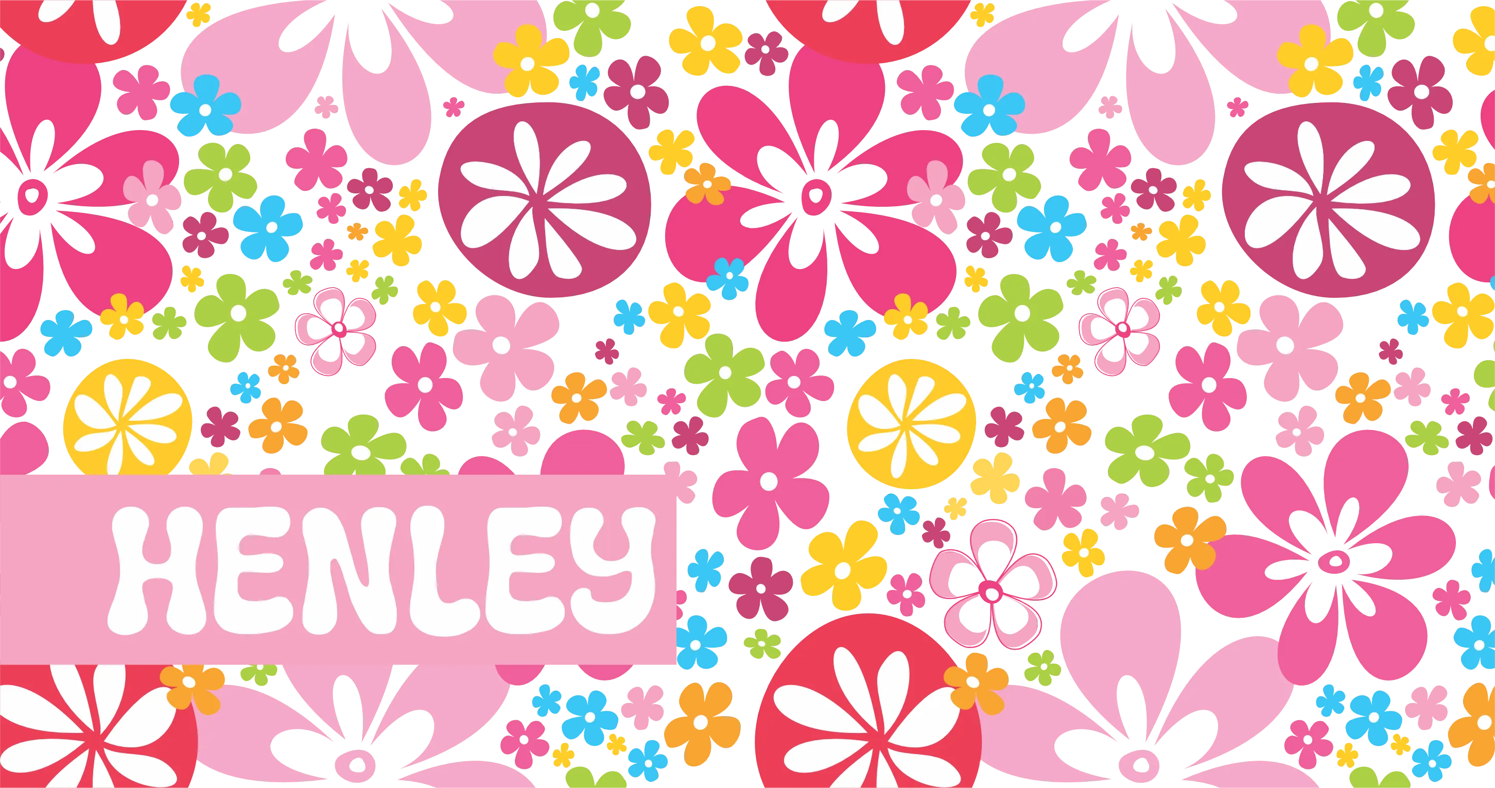 Flower Power - Henley TOWEL