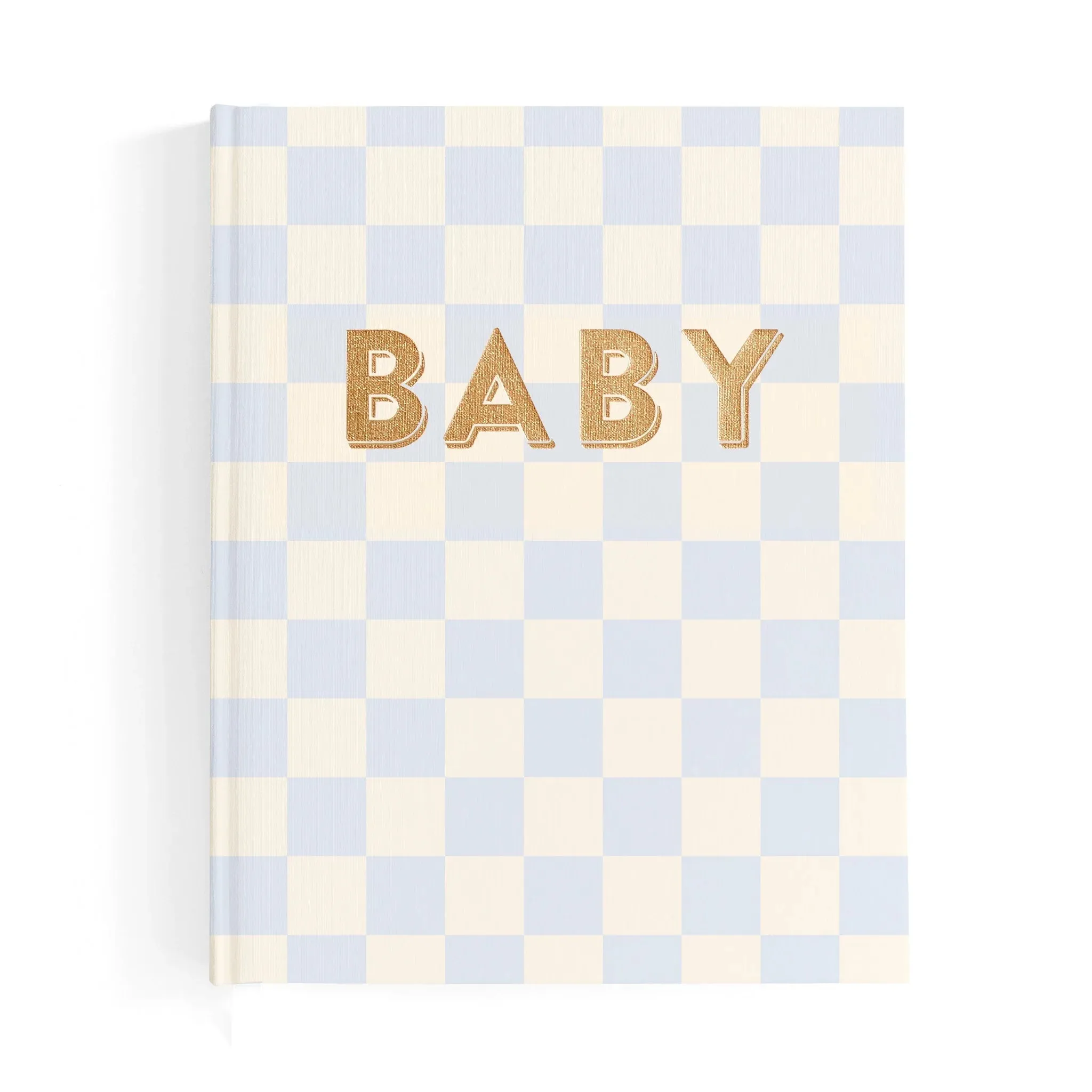 Fox & Fallow Baby Record Book - Blue Check