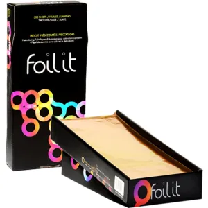 Framar 5"x12" Pre Cut Smooth Foil It Sheets - Glamorous Gold / 500 Sheets