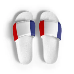 France Flag - Sustainably Made Women's slides