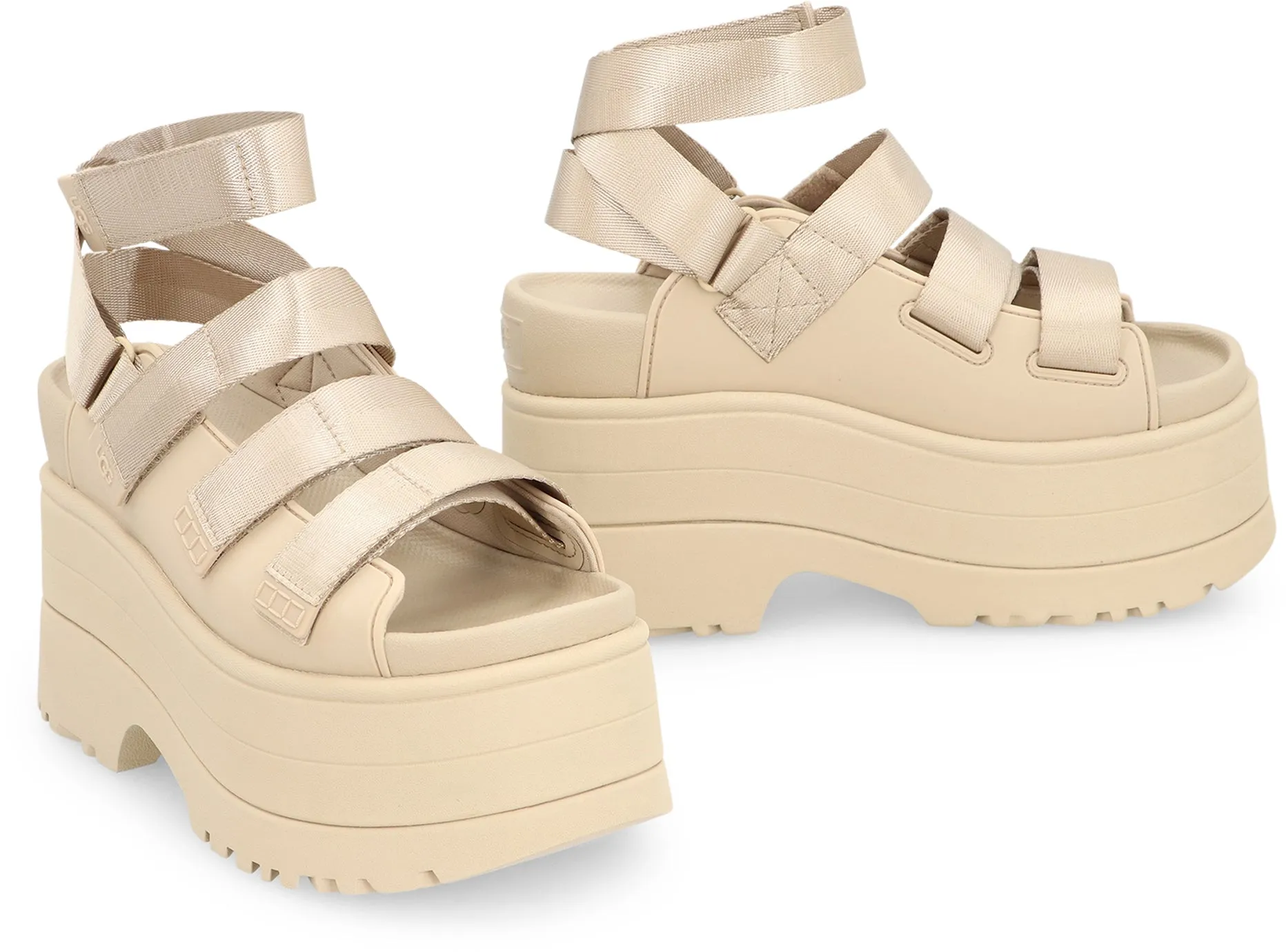 GoldenRise platform sandals
