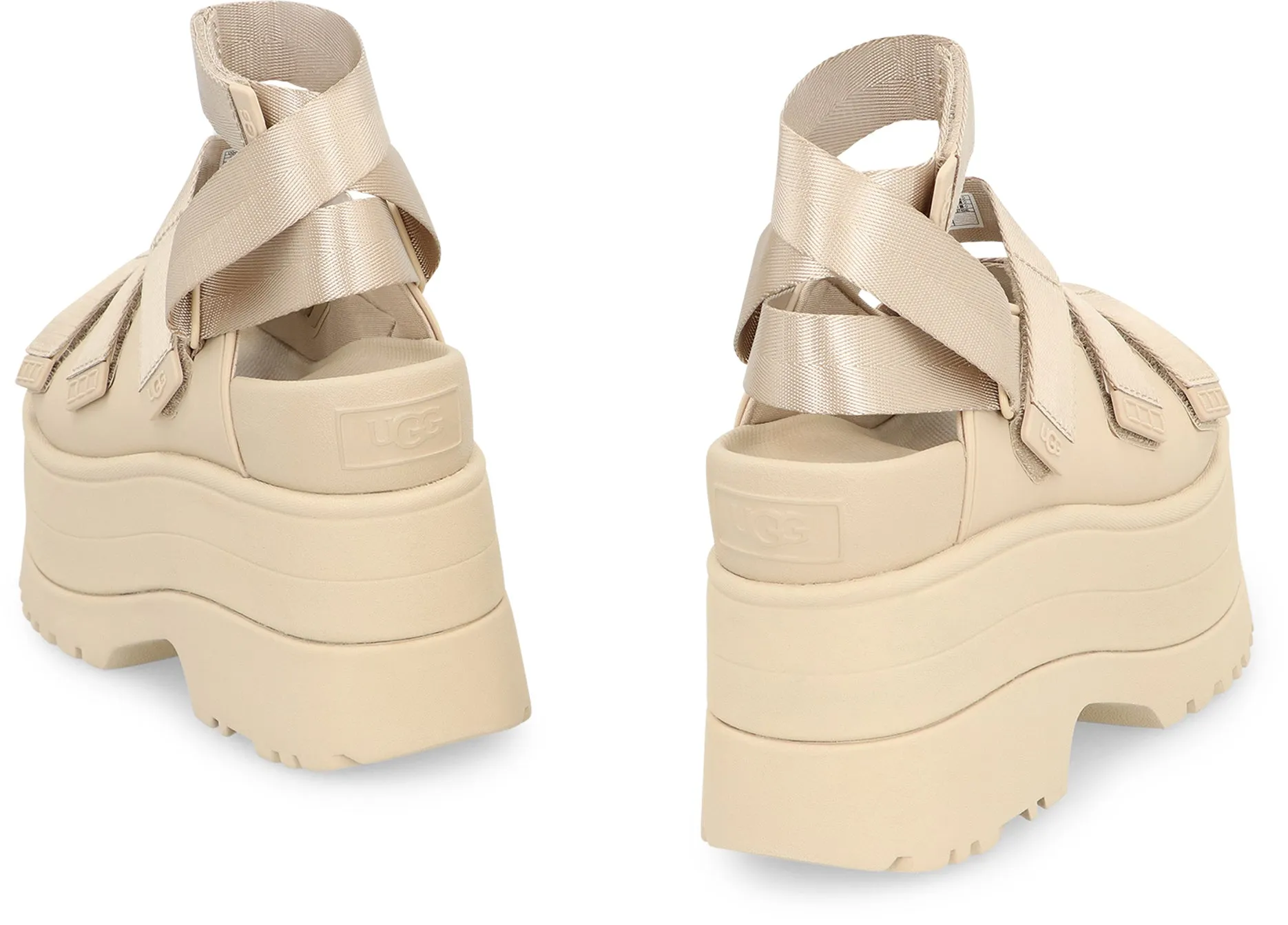 GoldenRise platform sandals