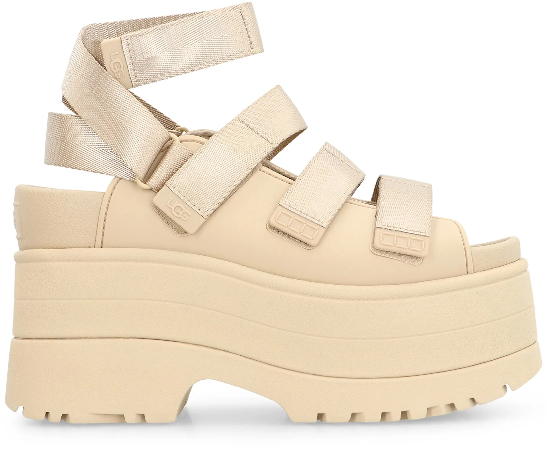 GoldenRise platform sandals