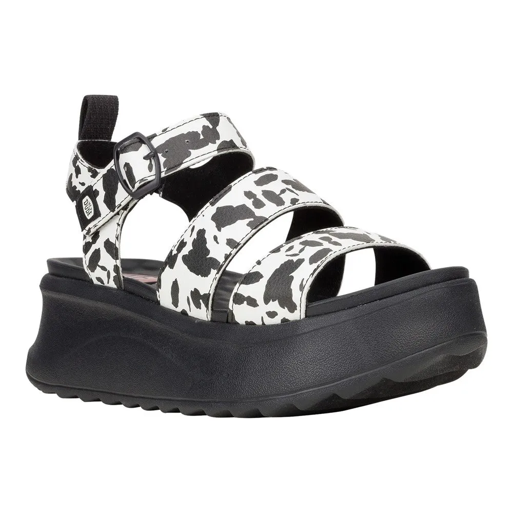 HEYDUDE Delray Buckle Animal Sandal