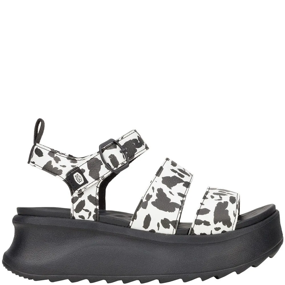 HEYDUDE Delray Buckle Animal Sandal