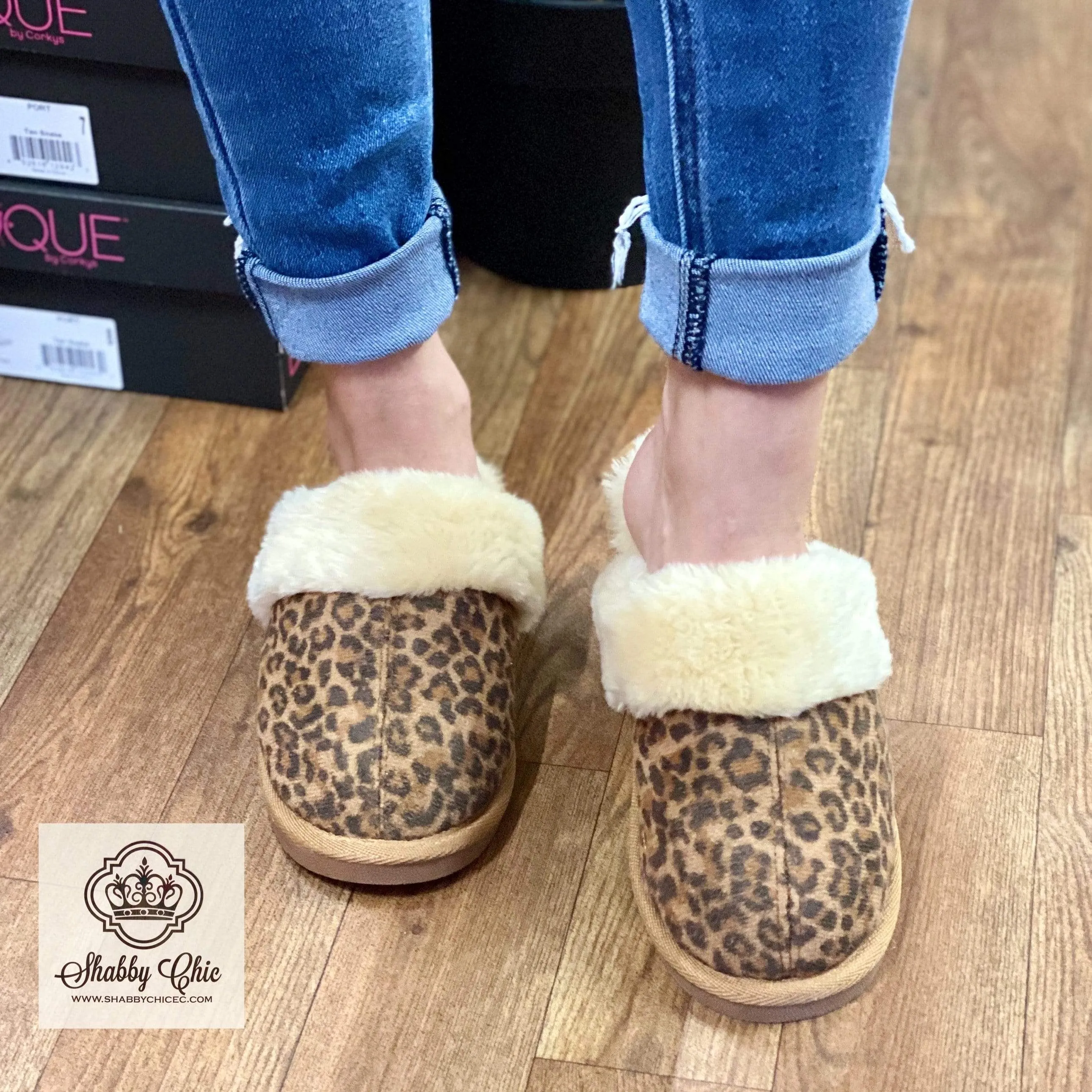 Leopard Snooze Slippers
