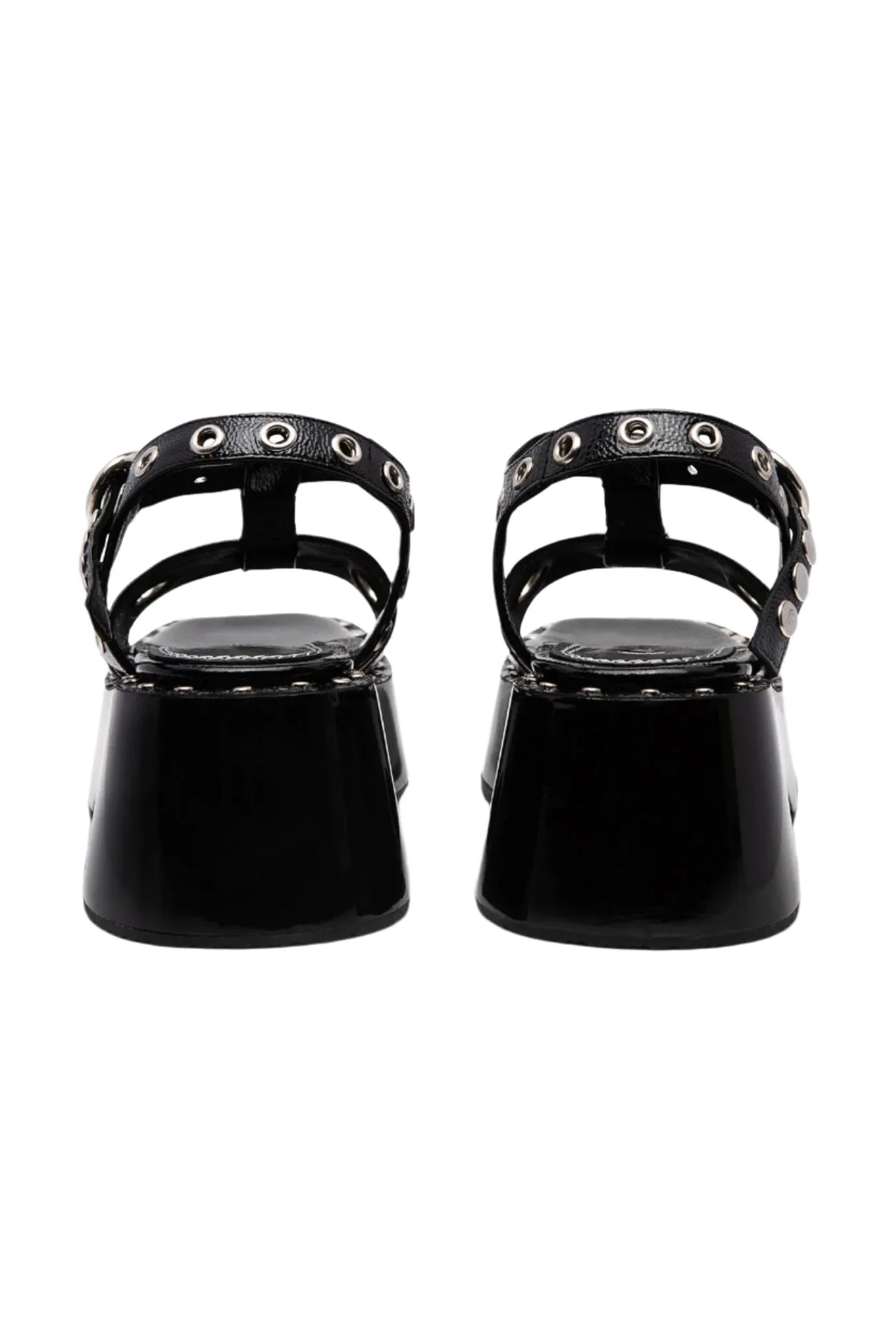 lonnie / black cracked patent