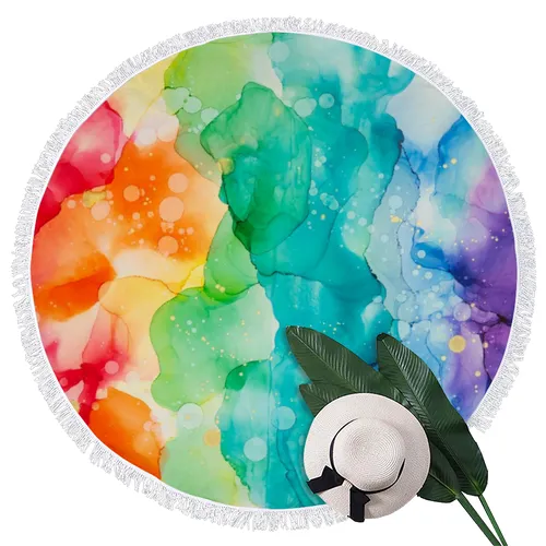 Market - Circular Beach Towel
