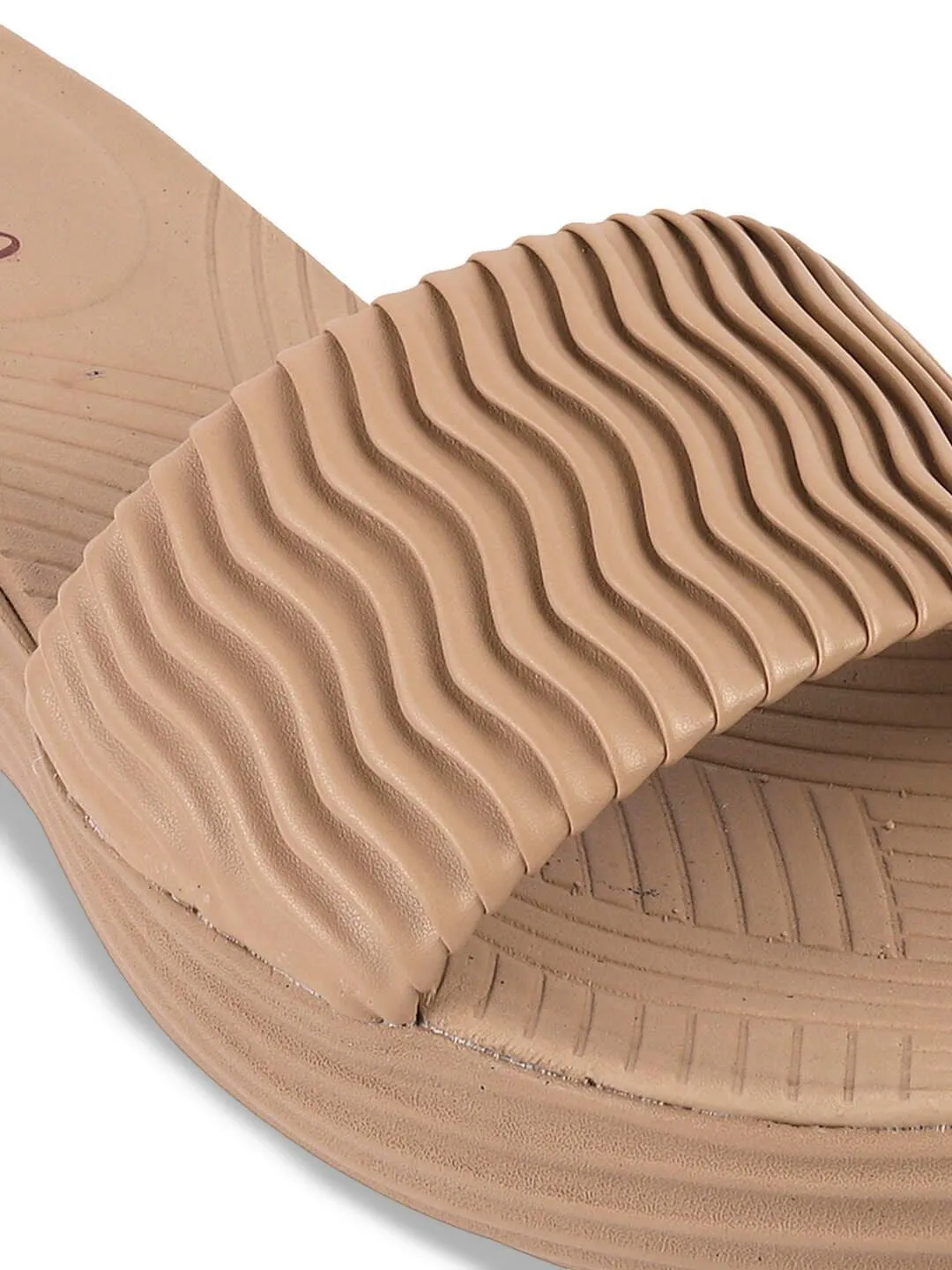 Metro Textured Platform Heels Sandals