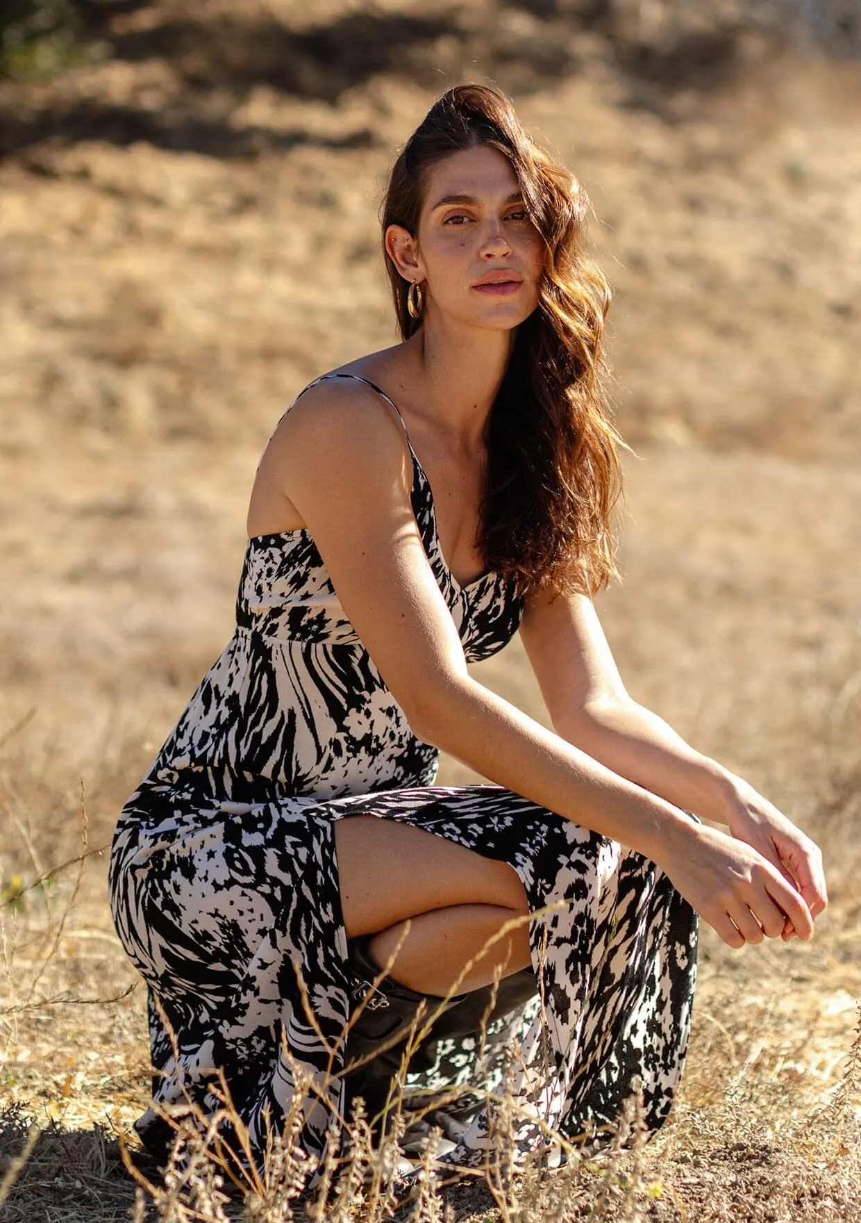 Midnight Oasis Maxi Dress