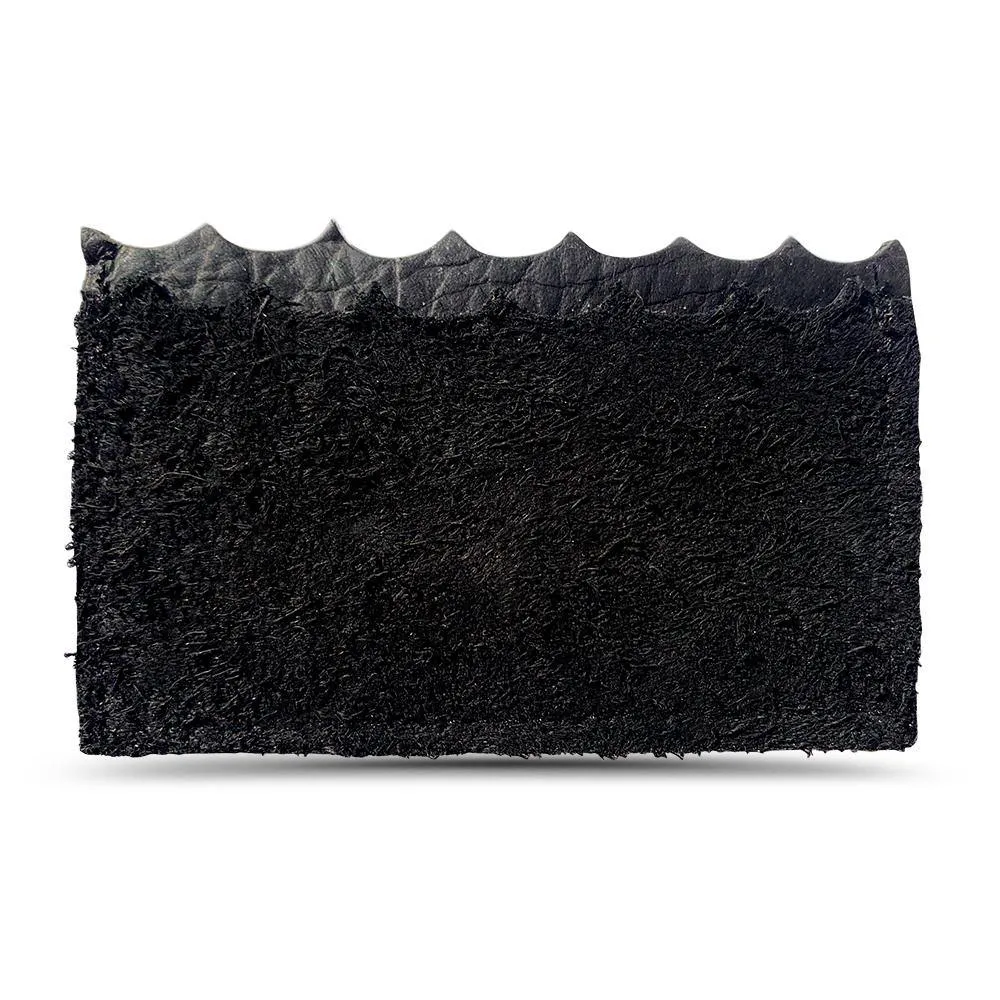Mini Wallet "Inspired By Salt Air" in Black Leather