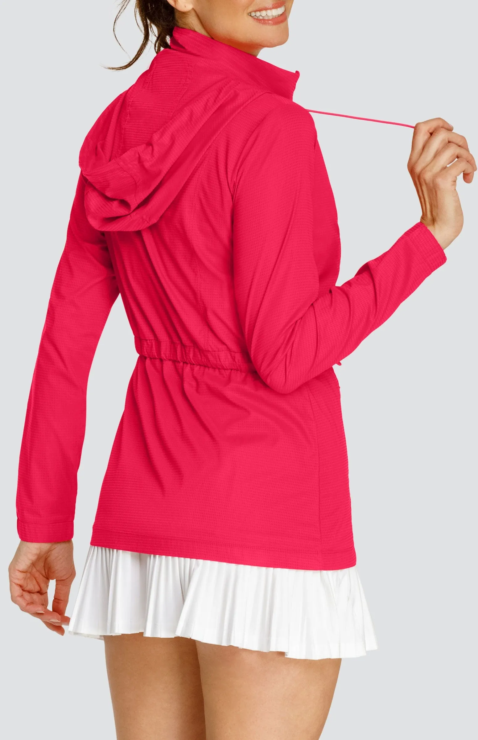 Nola Water Resistant Jacket - Wild Cherry