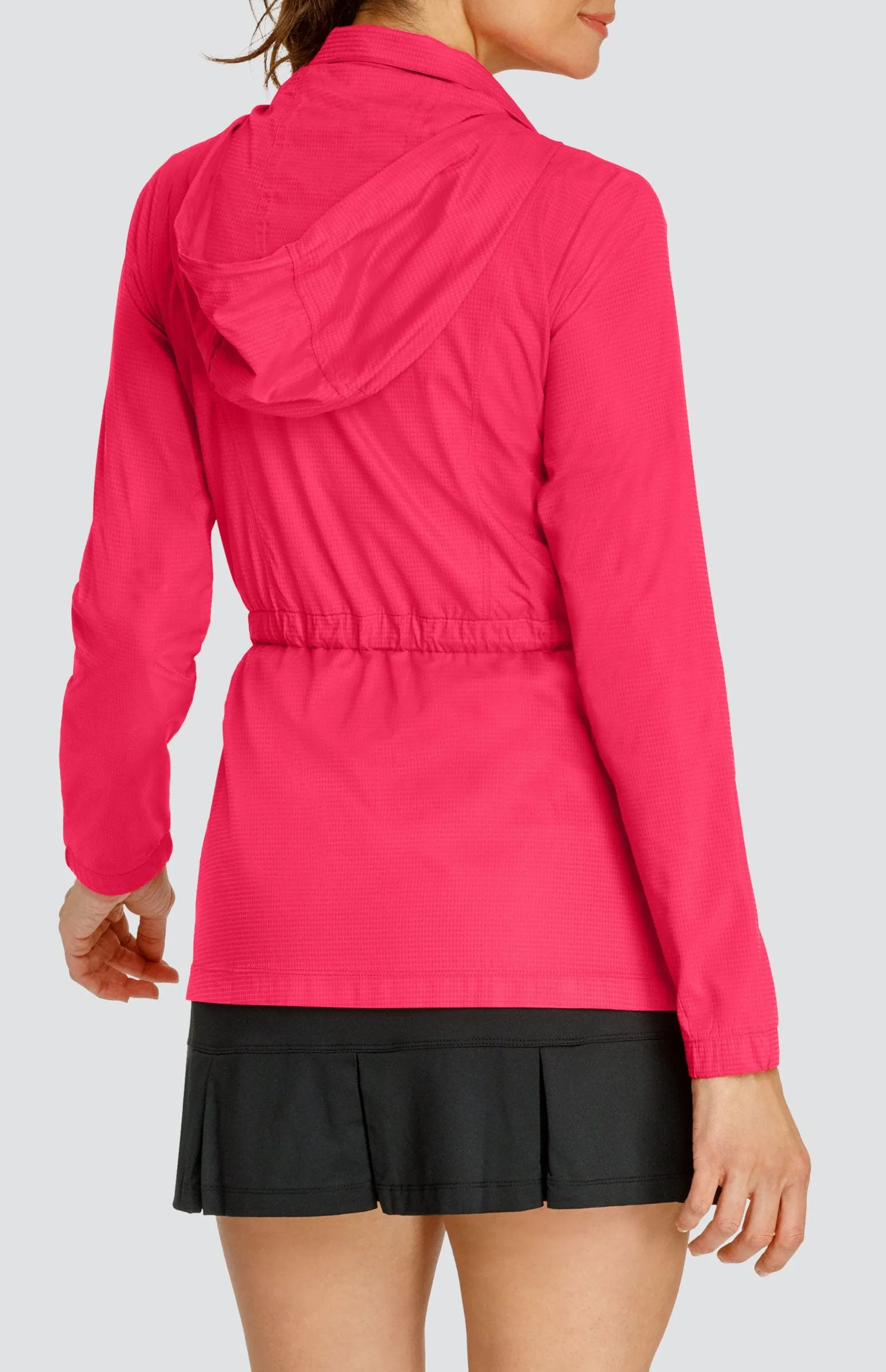 Nola Water Resistant Jacket - Wild Cherry
