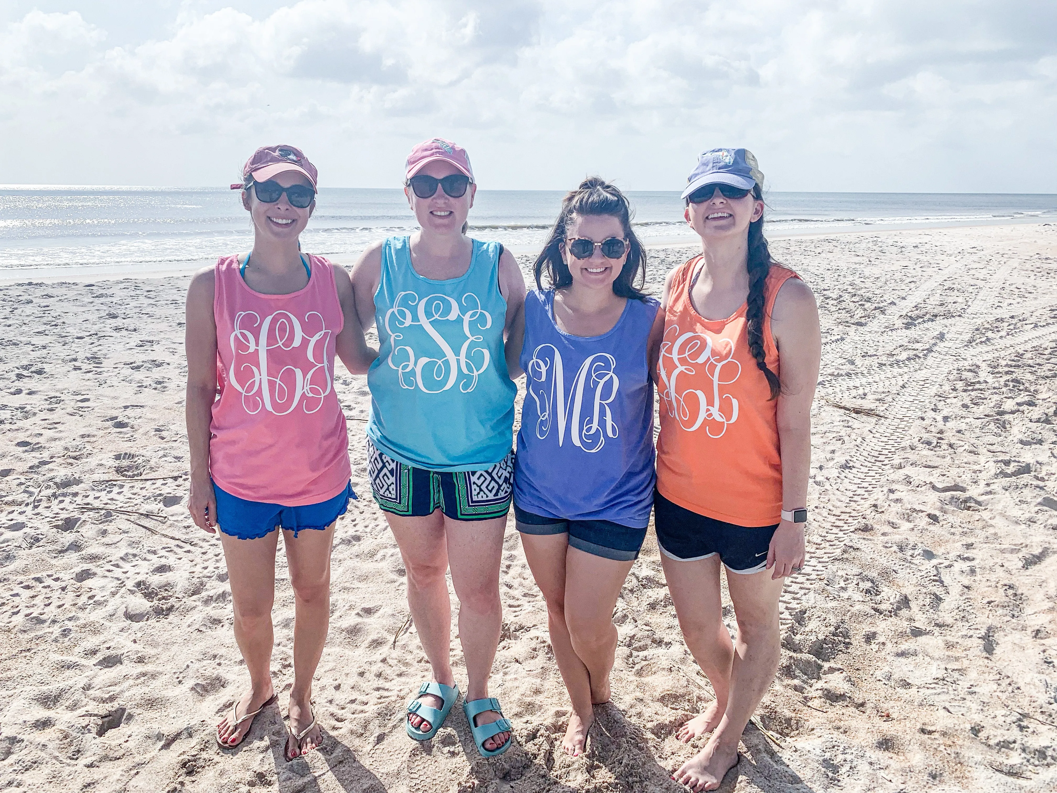 Oversized Monogram Tank Top
