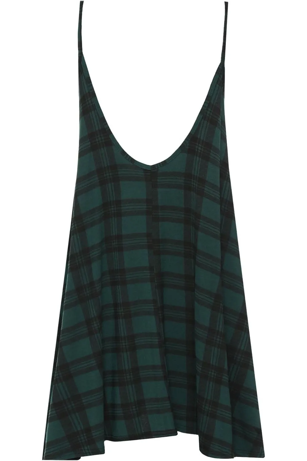 Plus Size Strappy Mini Dress Vest Top