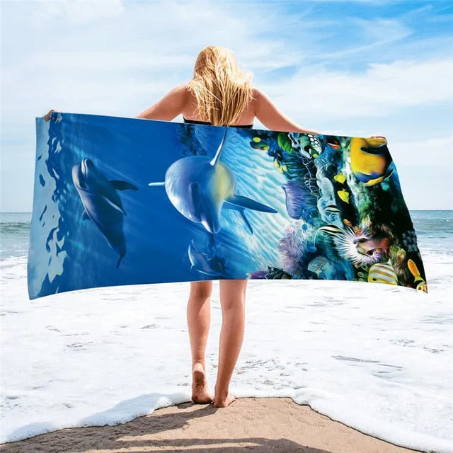 Quick-dry Microfiber Beach Towel 75*150cm