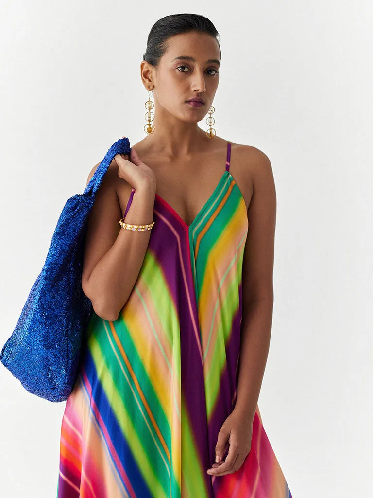 Rainbow Strappy Dress