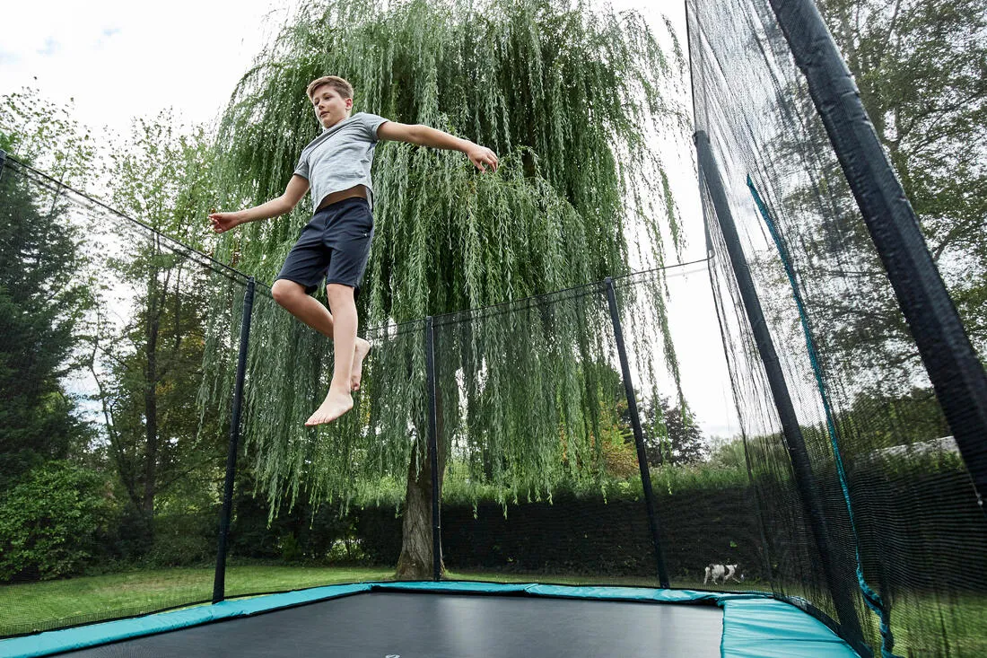 Rectangular Trampoline with Safety Net 520