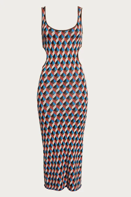 REYNOLDS KNIT MIDI DRESS