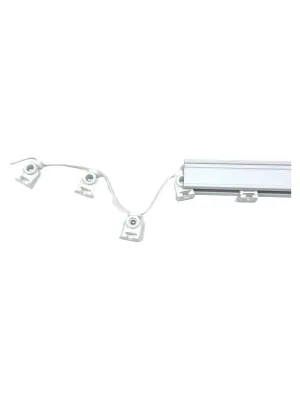 Ripplefold Curtain hardware Track, Heavy duty tracks for curtain and drapery, window treatment hardware, S Curve Drapery Track/CH1002
