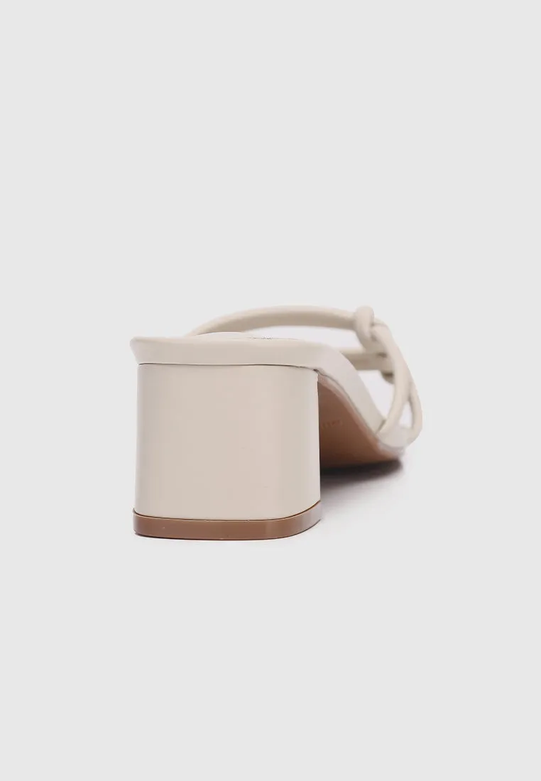 Rosetta Knotted Heels (Almond)