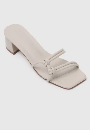 Rosetta Knotted Heels (Almond)