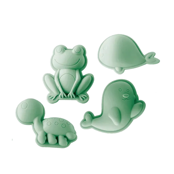 Scrunch Sand Moulds Set - Frog
