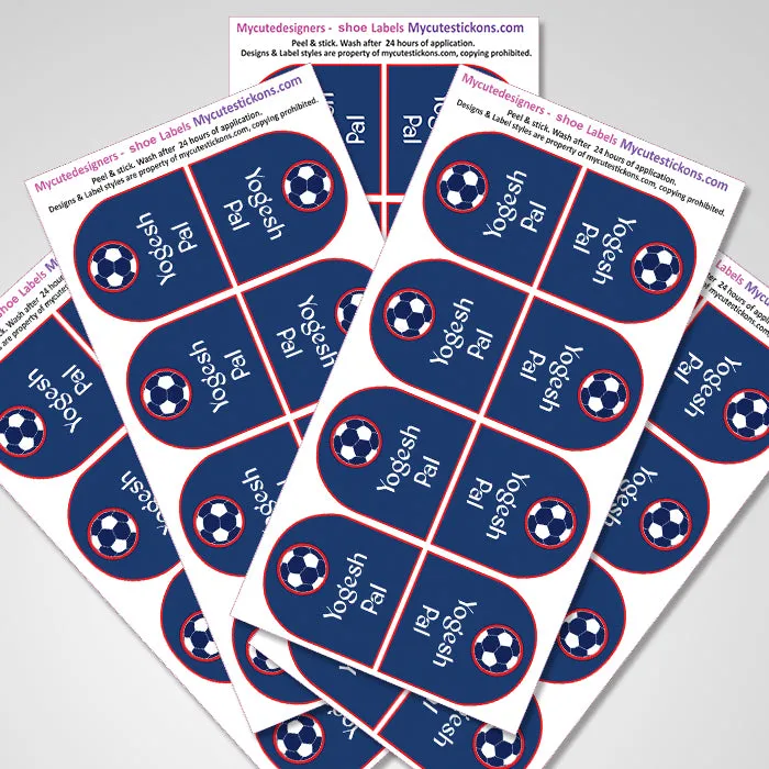 Shoe Labels (Pair of 30) | Football