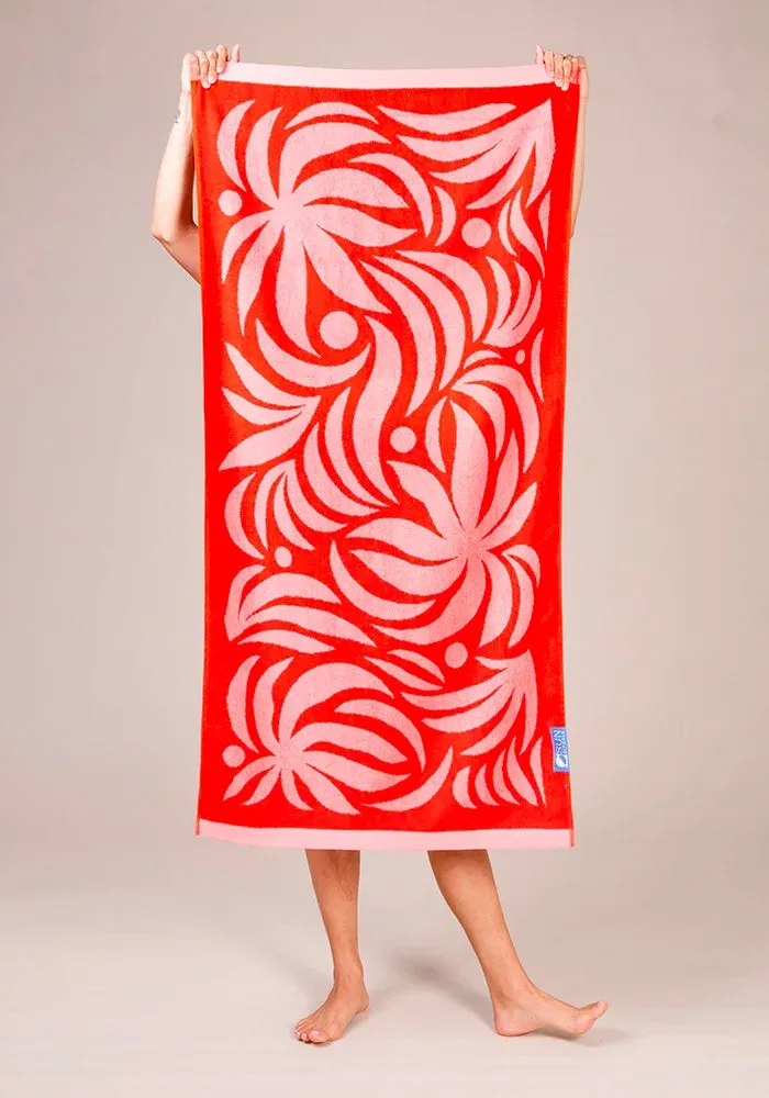 Tecopa Towel - Hot Pink