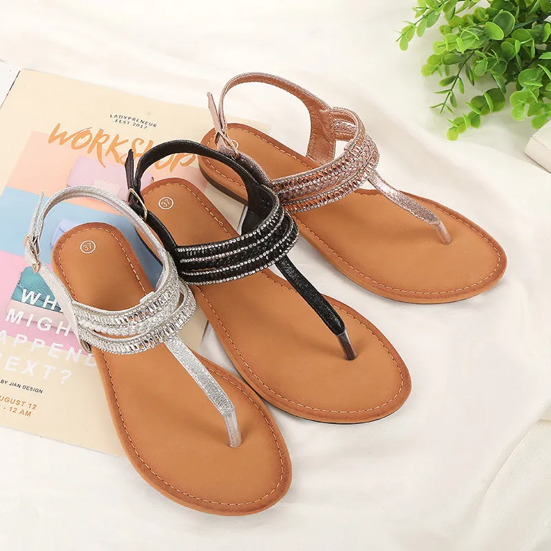 TPR Soft Bottom Sandals Women's Non-slip Shoes