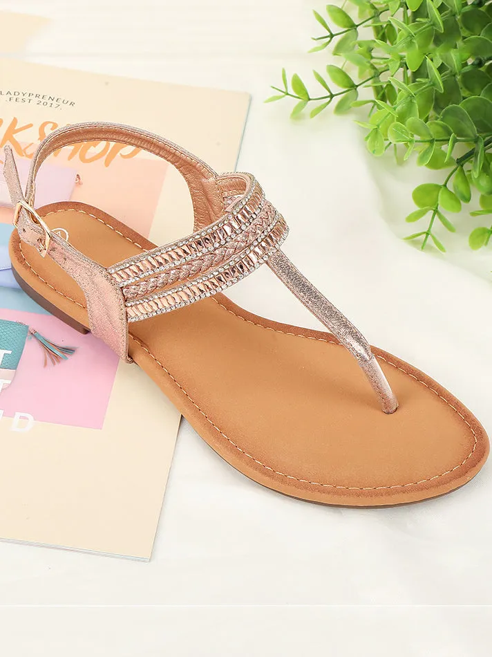 TPR Soft Bottom Sandals Women's Non-slip Shoes