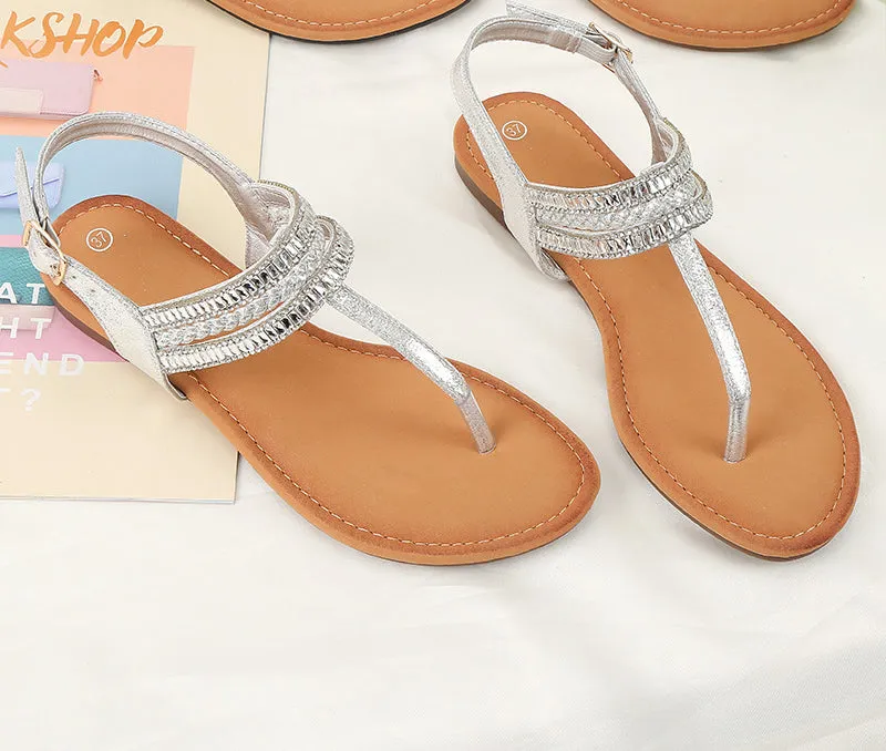 TPR Soft Bottom Sandals Women's Non-slip Shoes