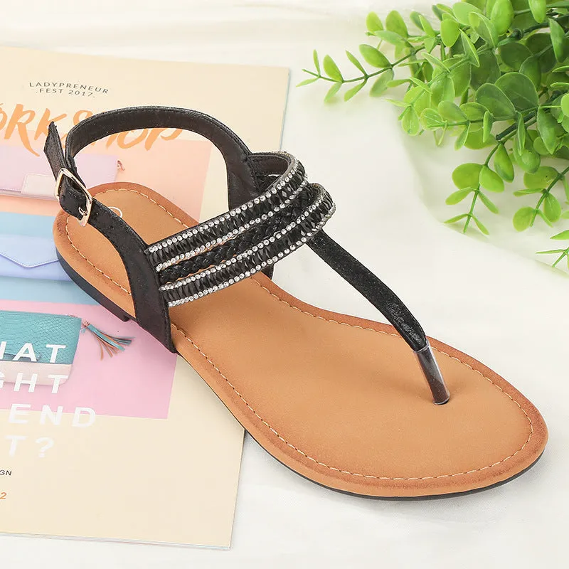 TPR Soft Bottom Sandals Women's Non-slip Shoes