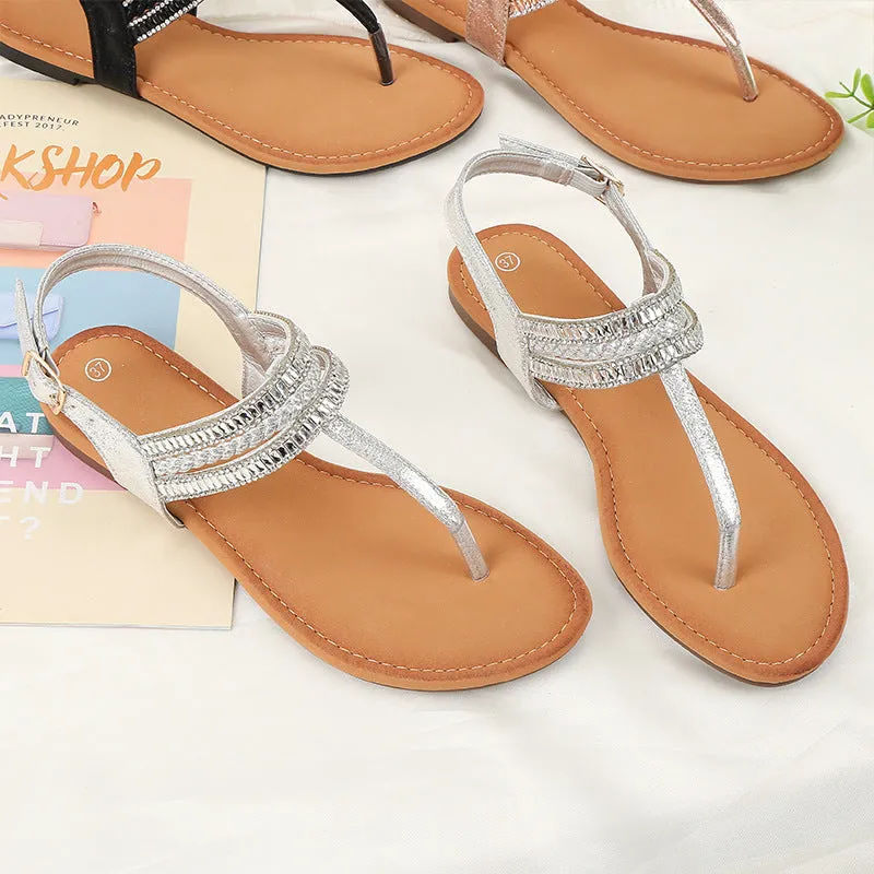 TPR Soft Bottom Sandals Women's Non-slip Shoes