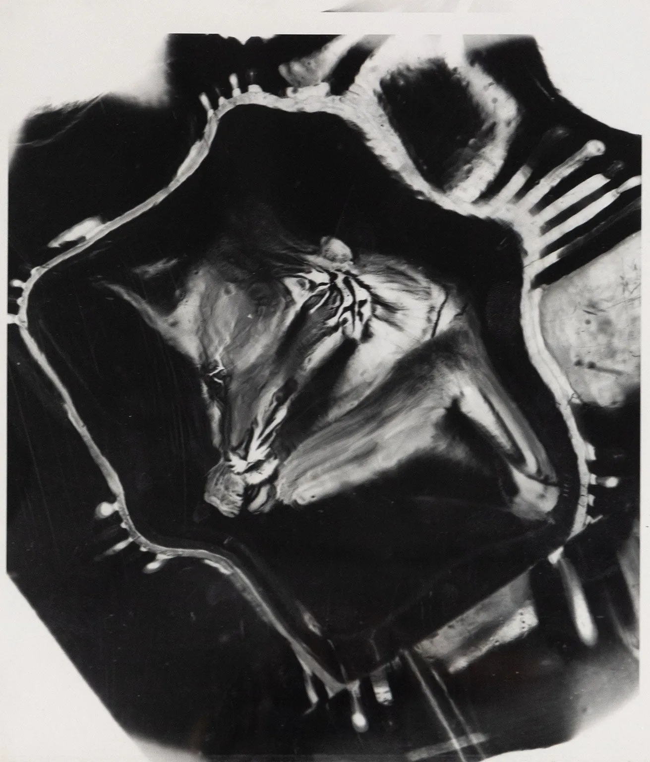 WEEGEE "JUMPING TIGER" TRIPTYCH, C.1950