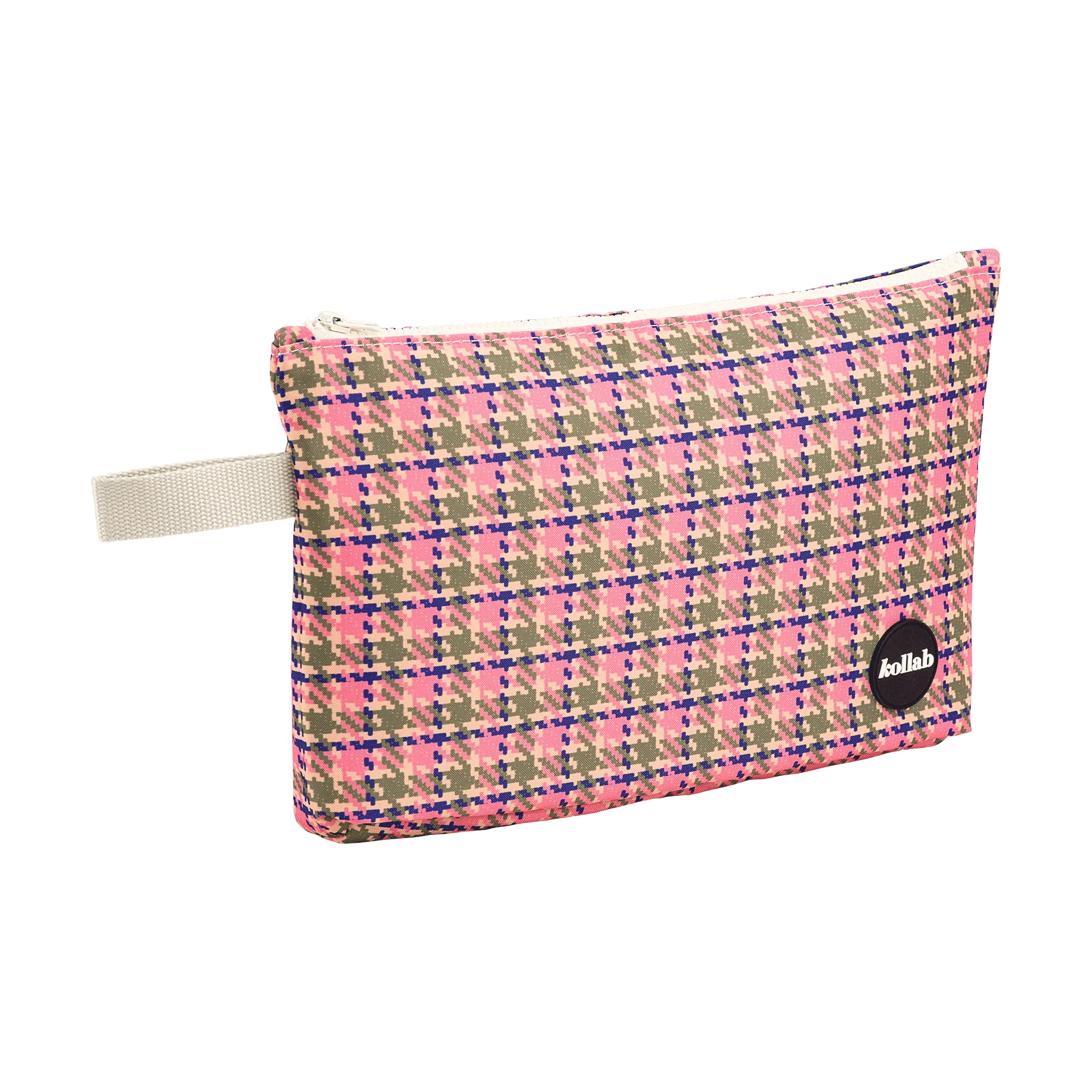 Wet Bag Pink Houndstooth