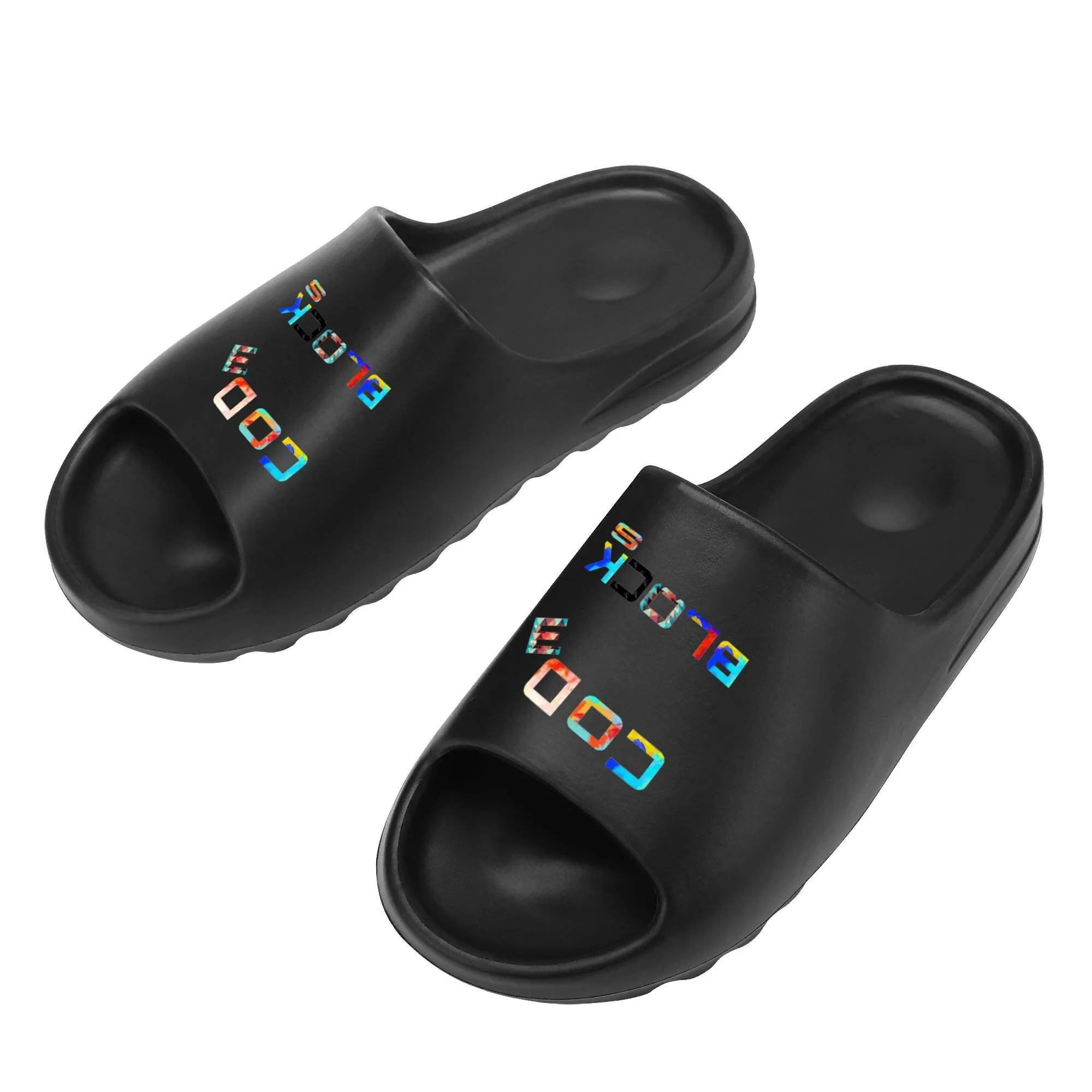 Women's Black Platform Summer Sandals
