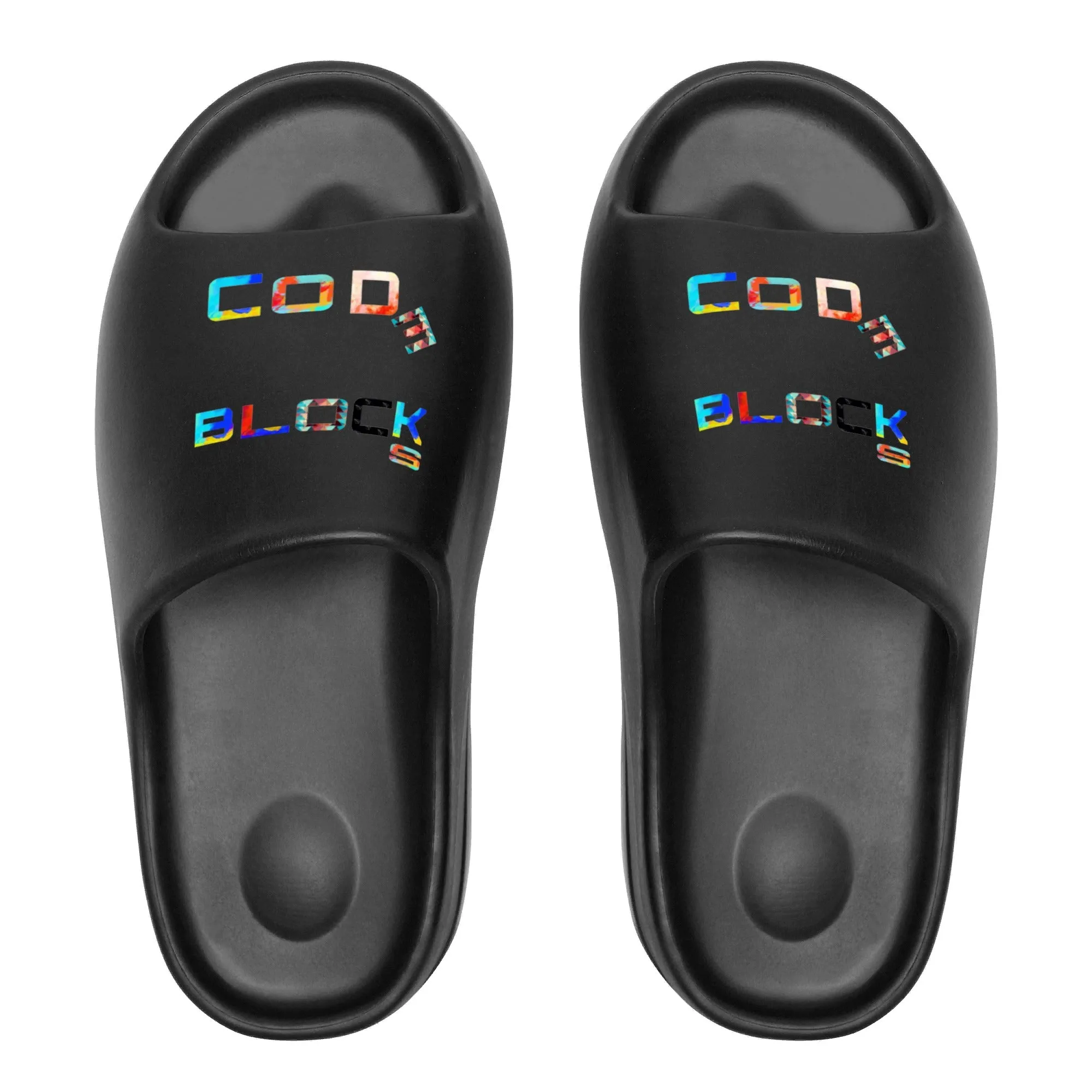 Women's Black Platform Summer Sandals