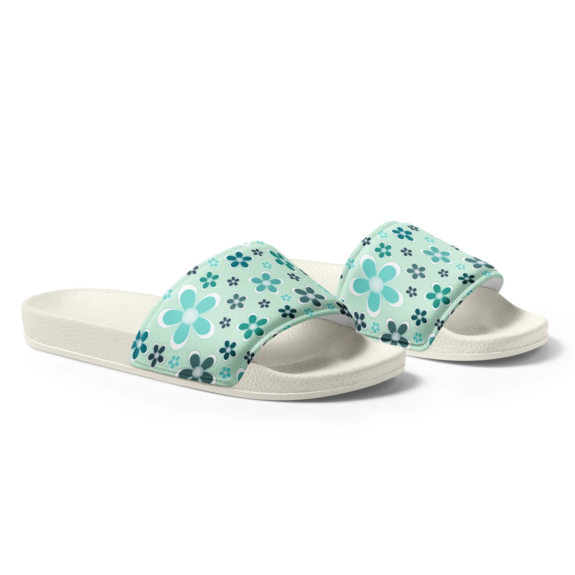 Women's slides  - Flower Pattern - print on demand